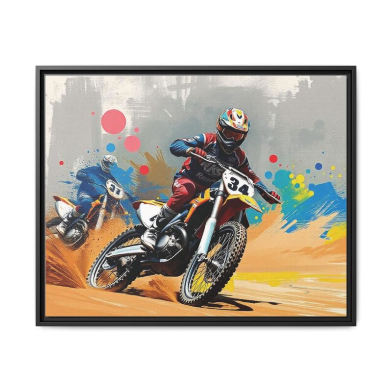 Canvas Wall Art Motocross Rider - Image 122