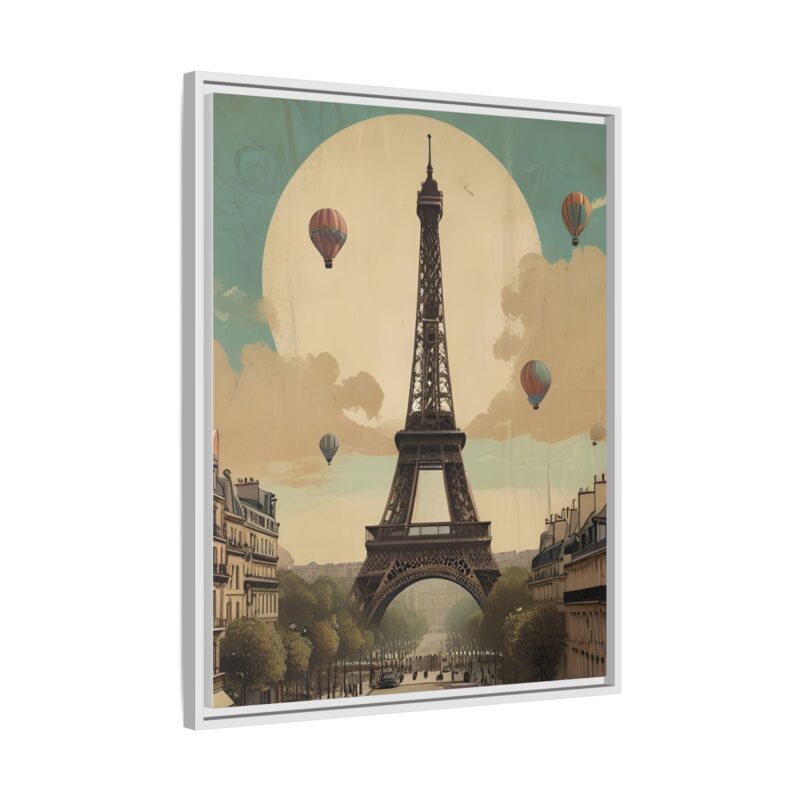 Romantic Vintage Paris Canvas Art Nouveau Typography - Image 90
