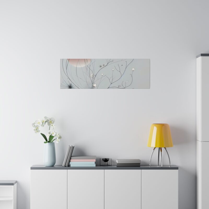 Serenity in Bloom: Japanese Floral Abstract Wall Art - Image 71
