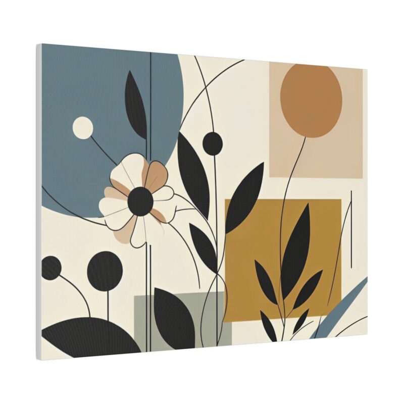 Pop Floral Abstract art on Canvas A Bold and Vibrant Statement - Image 19