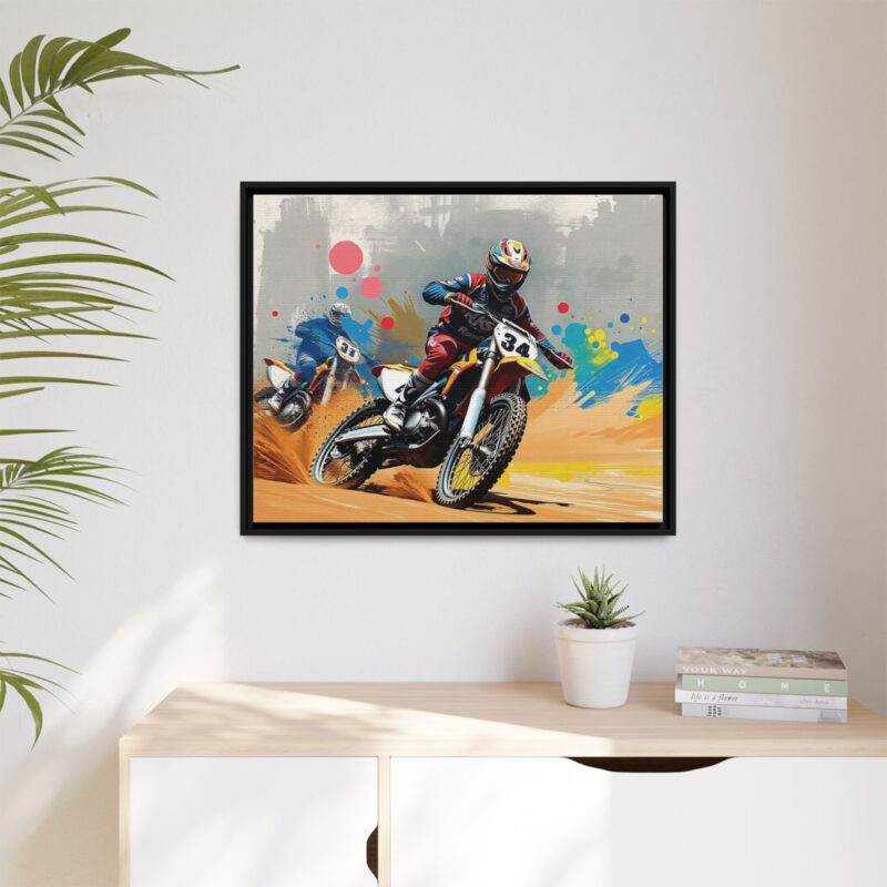 Canvas Wall Art Motocross Rider - Image 124