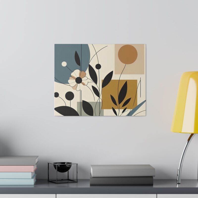 Pop Floral Abstract art on Canvas A Bold and Vibrant Statement - Image 5