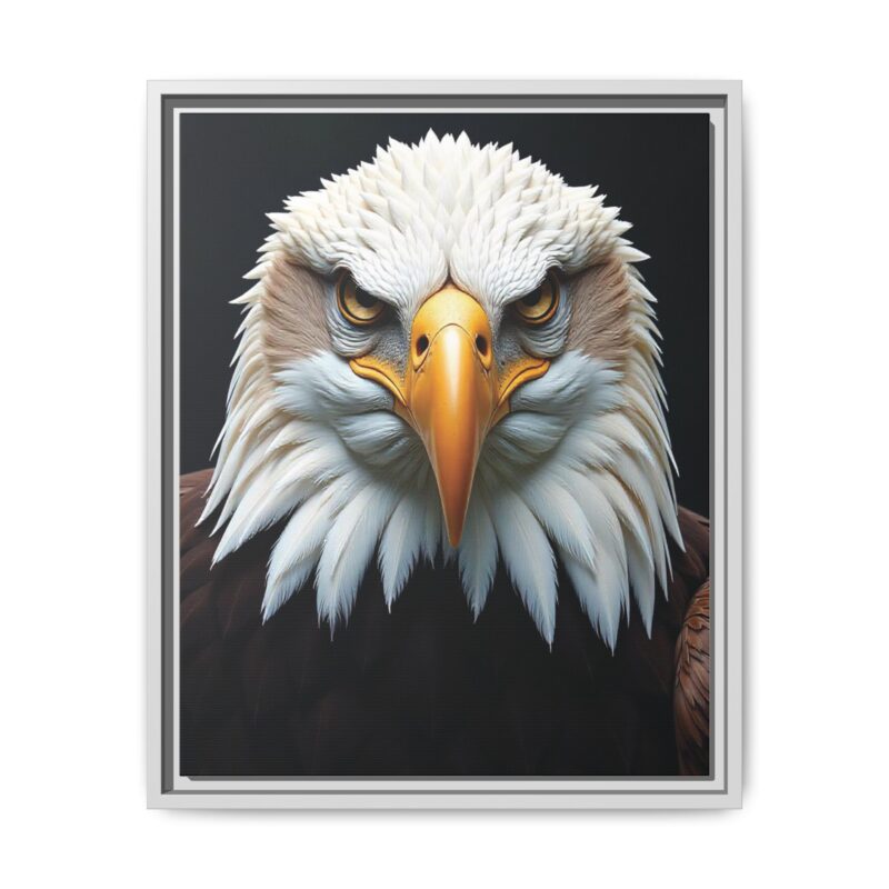 Canvas Art Print on Intense Stare of the Bald Eagle - Image 62