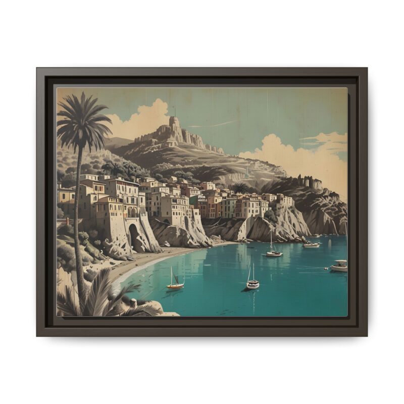 Retro Italian Riviera Travel Poster with Bold Typography Wall Art - Image 50