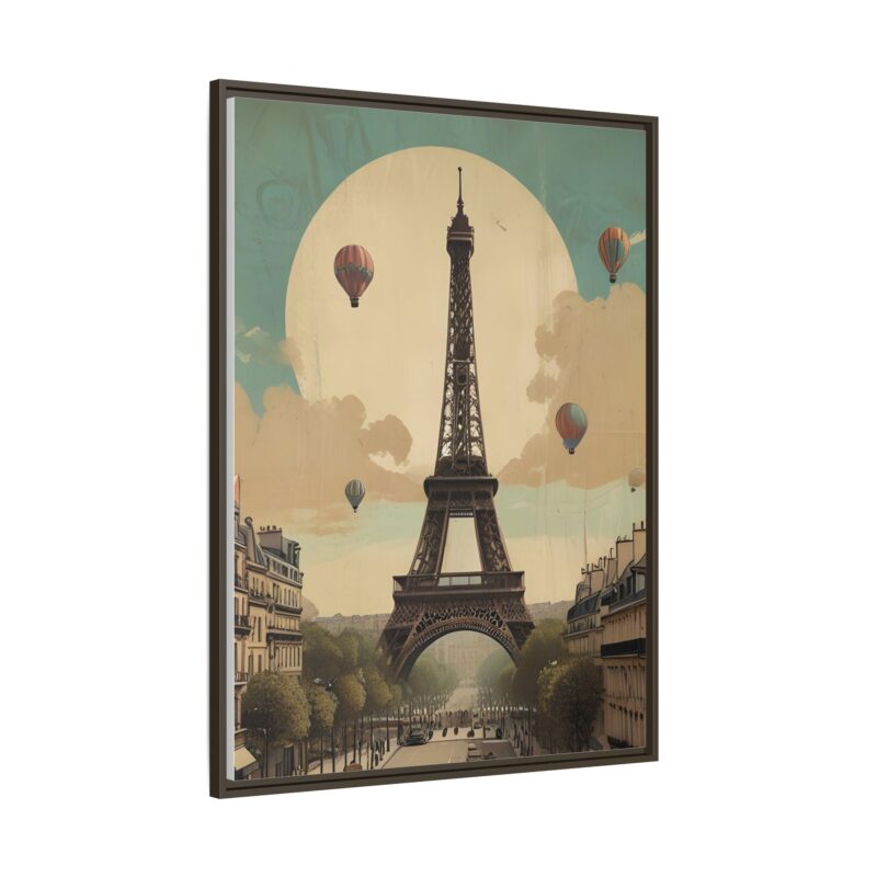 Romantic Vintage Paris Canvas Art Nouveau Typography - Image 74