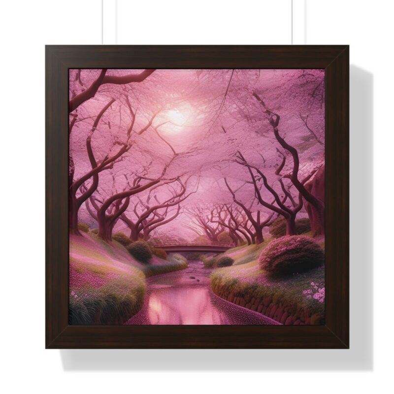 Serene Elegance: Cherry Blossoms  - Canvas Wall Art for Your Living Room and Office Décor" - Image 25