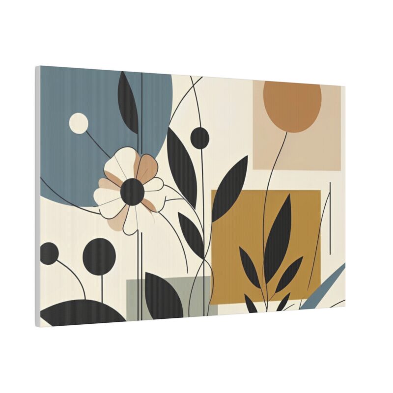 Pop Floral Abstract art on Canvas A Bold and Vibrant Statement - Image 63