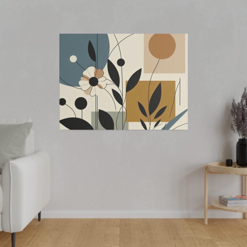 Pop Floral Abstract art on Canvas A Bold and Vibrant Statement - Image 36