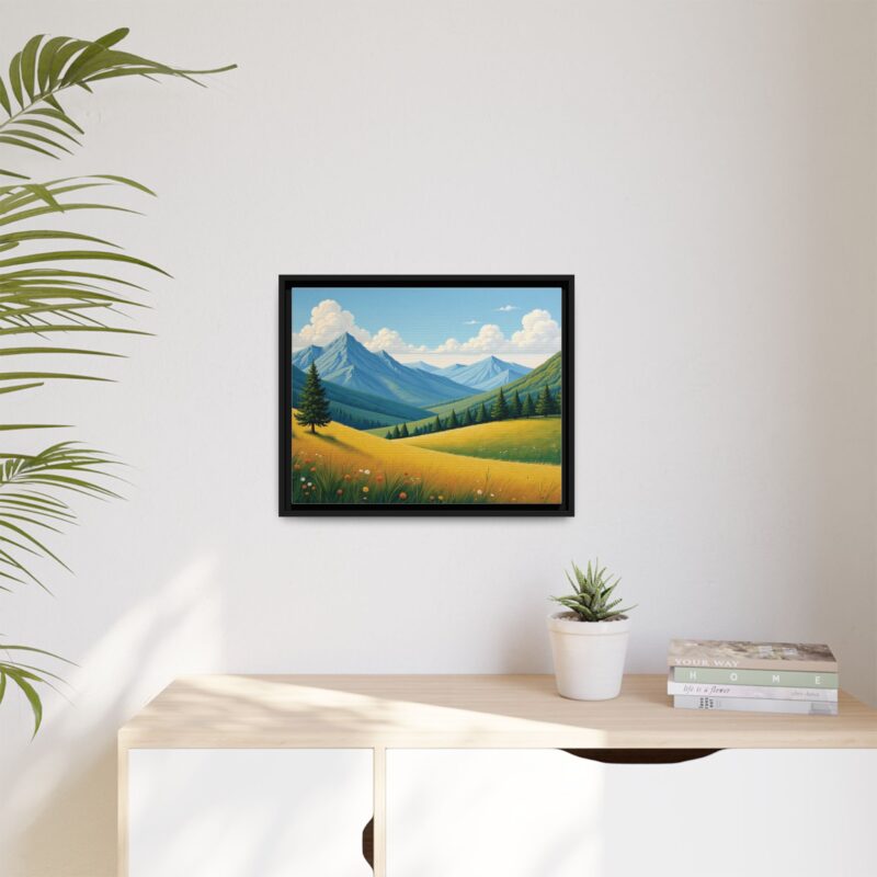 Canvas Prints - Impasto Landscapes: Textured Mountains, Fields, Water - Image 20