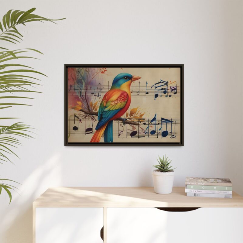 Modern Minimalist Music Art Featuring Birds and Nature - Image 93