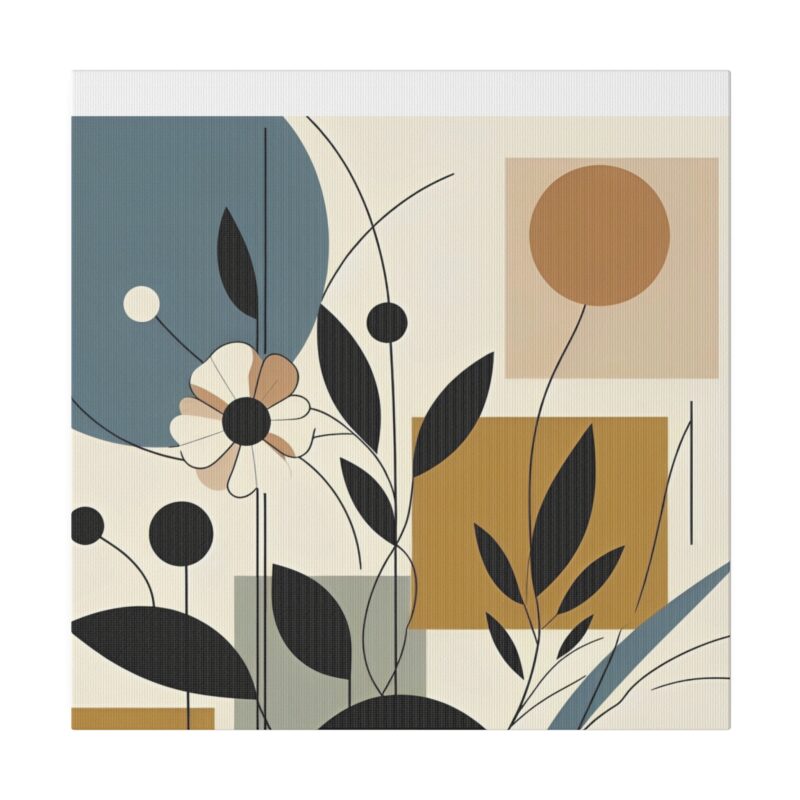 Pop Floral Abstract art on Canvas A Bold and Vibrant Statement - Image 89