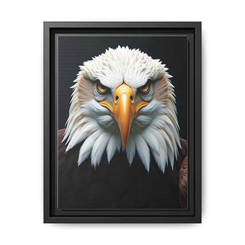 Canvas Art Print on Intense Stare of the Bald Eagle - Image 6