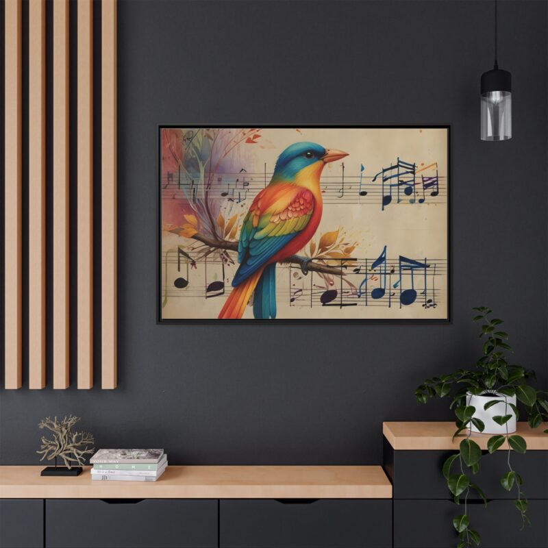 Modern Minimalist Music Art Featuring Birds and Nature - Image 40