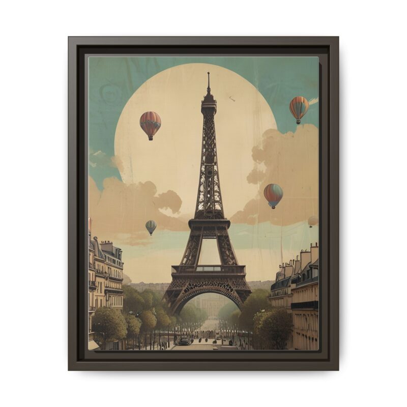 Romantic Vintage Paris Canvas Art Nouveau Typography - Image 33
