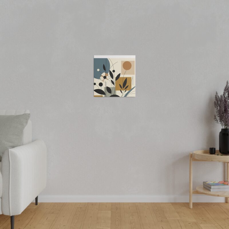 Pop Floral Abstract art on Canvas A Bold and Vibrant Statement - Image 44