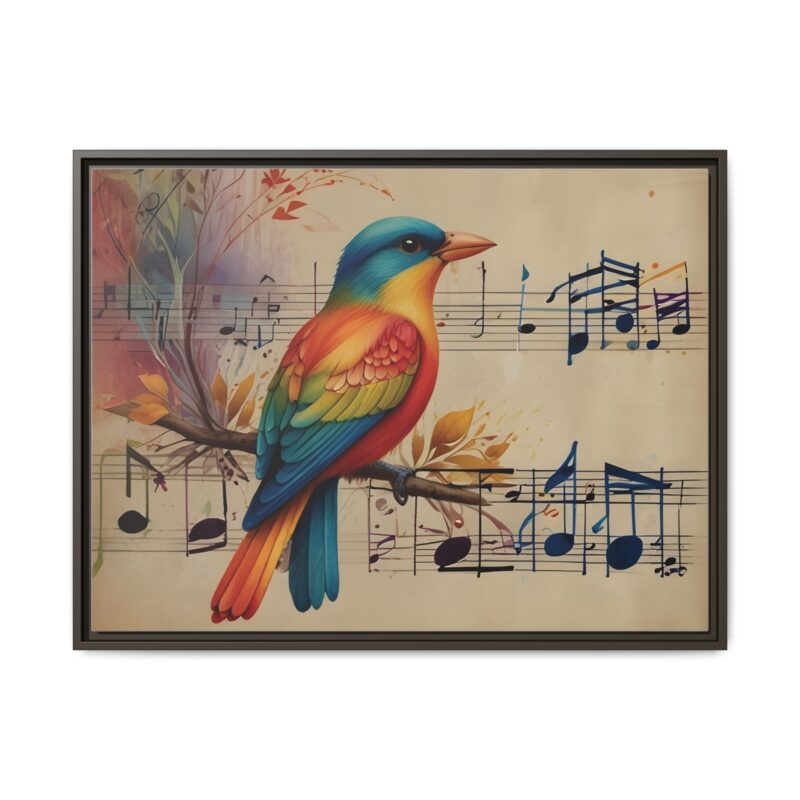 Modern Minimalist Music Art Featuring Birds and Nature - Image 102