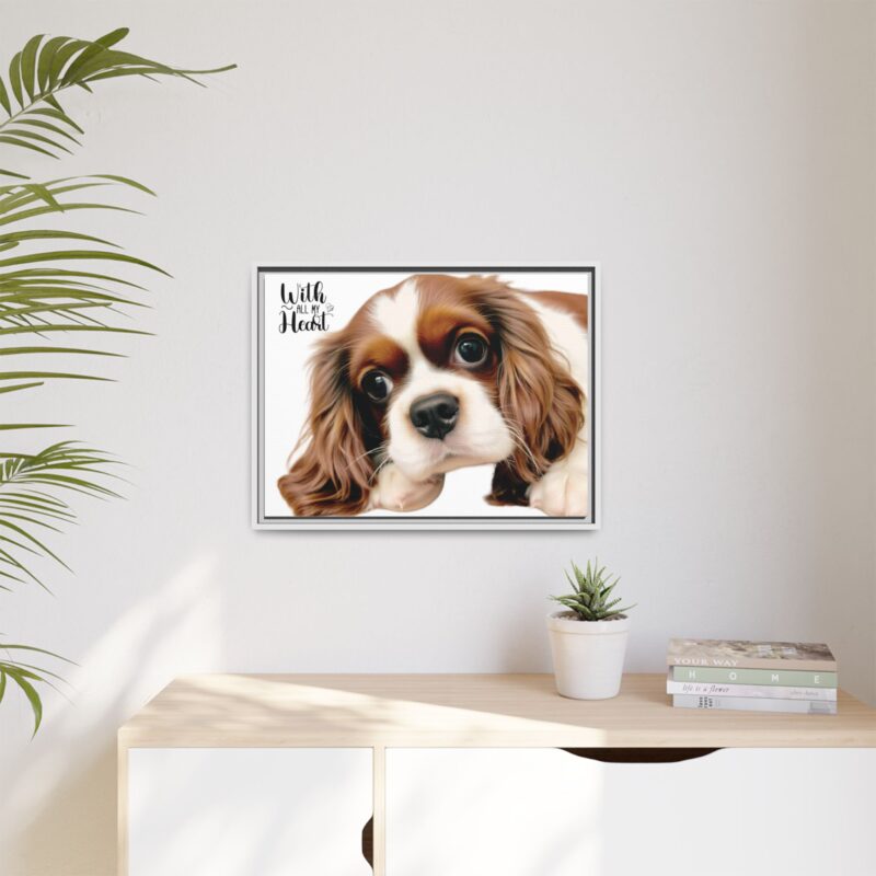 Canvas Art Print Cavalier King Charles Spaniel - Image 81