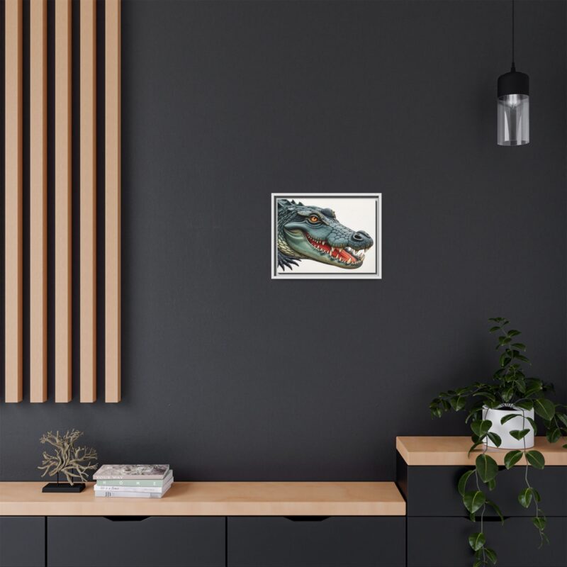 Canvas Print - Alligator Head Close-Up - Image 64