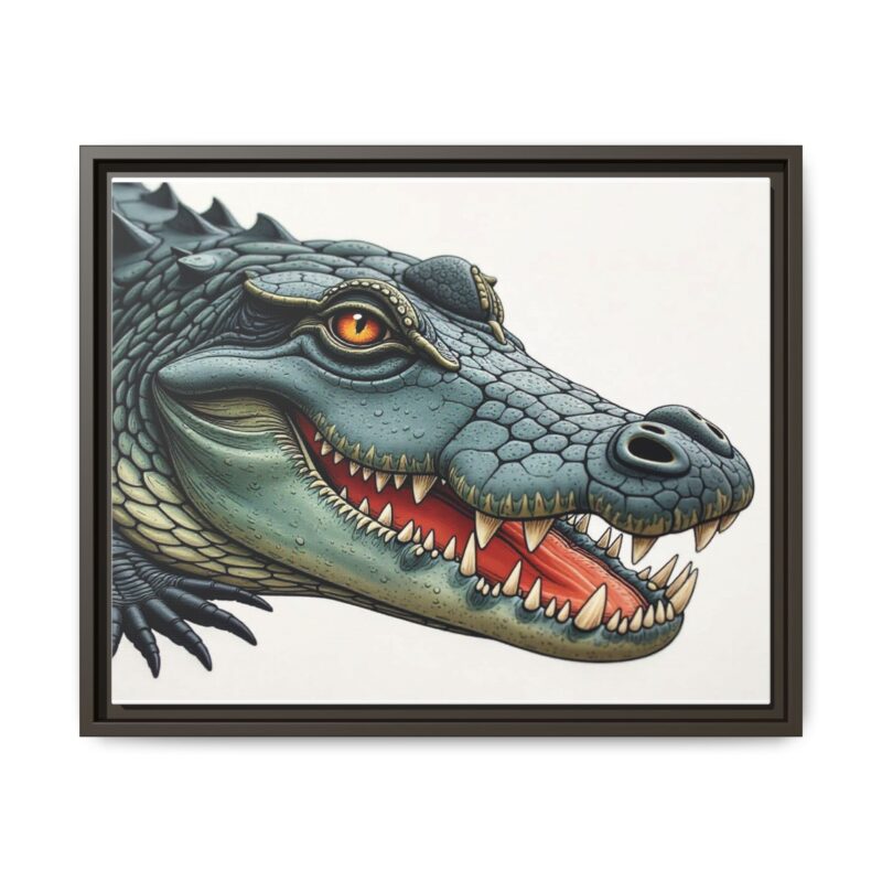 Canvas Print - Alligator Head Close-Up - Image 66