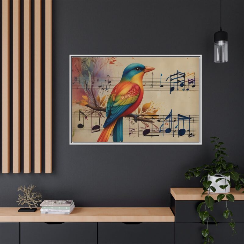 Modern Minimalist Music Art Featuring Birds and Nature - Image 132