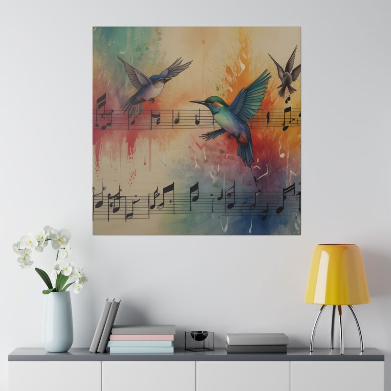 Vibrant Digital Abstract Art with Nature and Bird Elements - Image 98