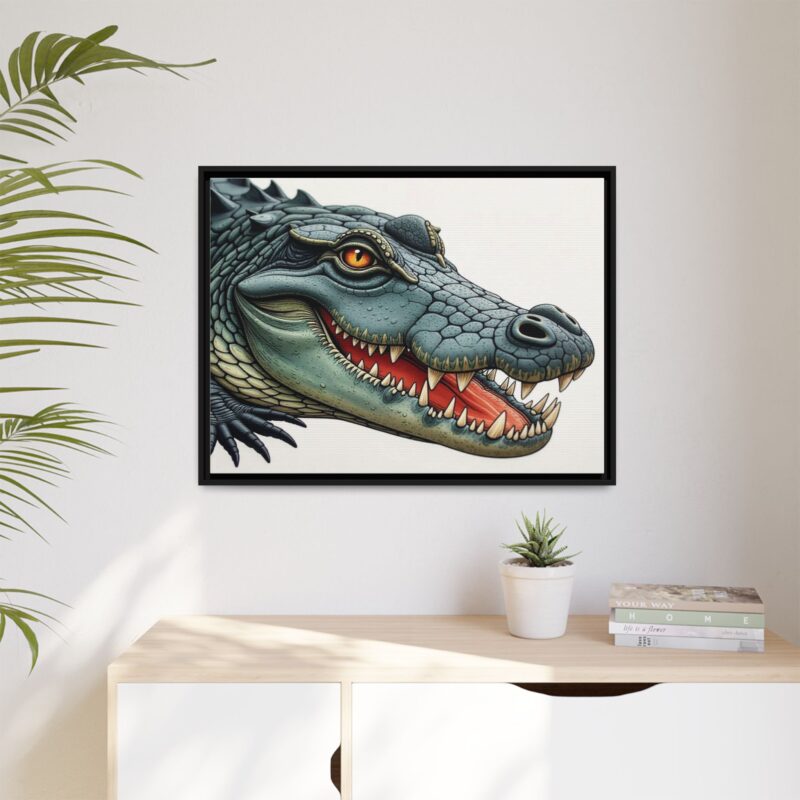 Canvas Print - Alligator Head Close-Up - Image 29