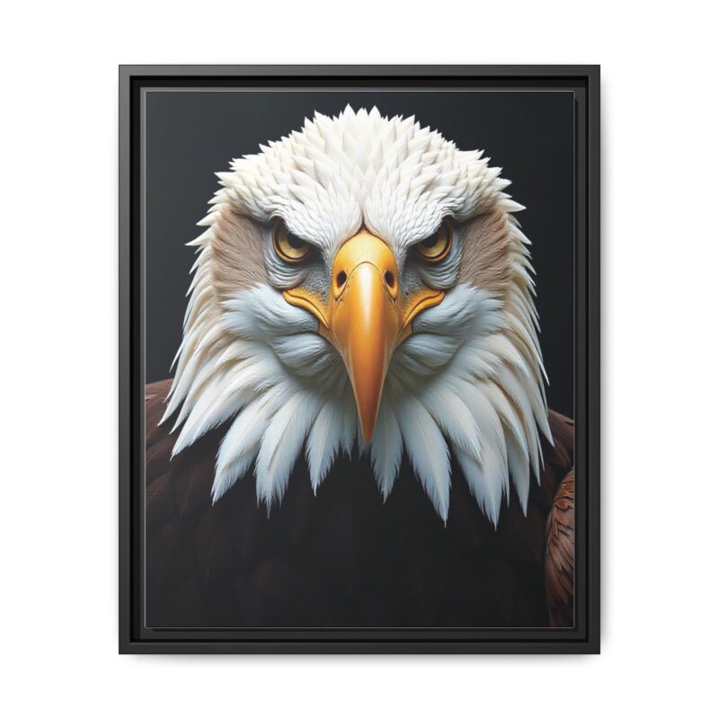 Canvas Art Print on Intense Stare of the Bald Eagle - Image 18