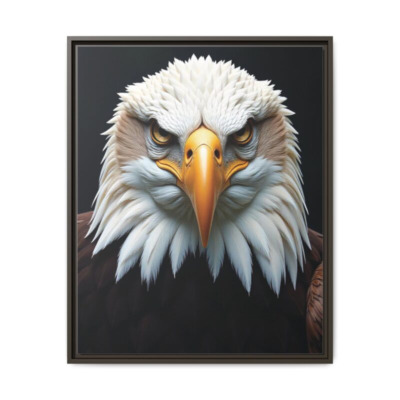 Canvas Art Print on Intense Stare of the Bald Eagle - Image 90