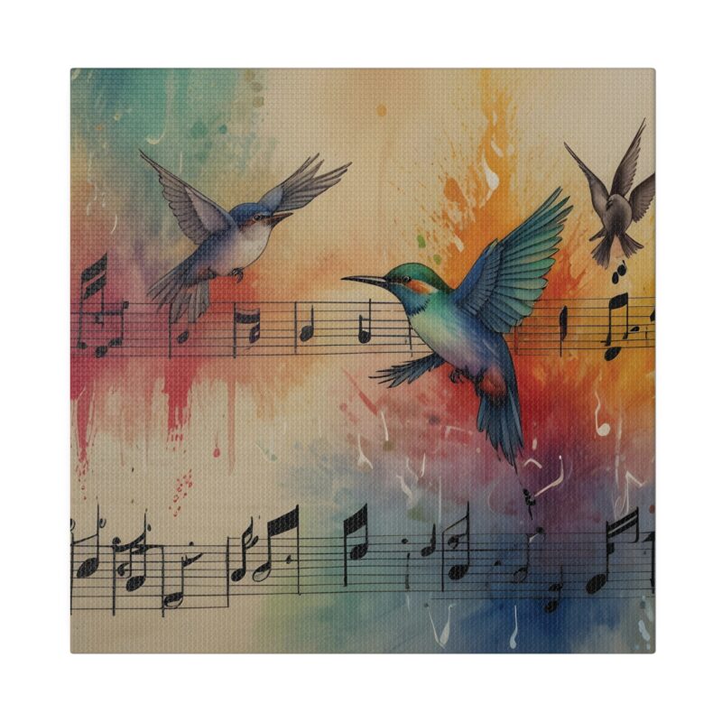 Vibrant Digital Abstract Art with Nature and Bird Elements - Image 77