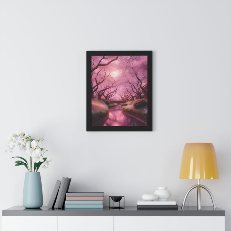 Serene Elegance: Cherry Blossoms  - Canvas Wall Art for Your Living Room and Office Décor" - Image 11