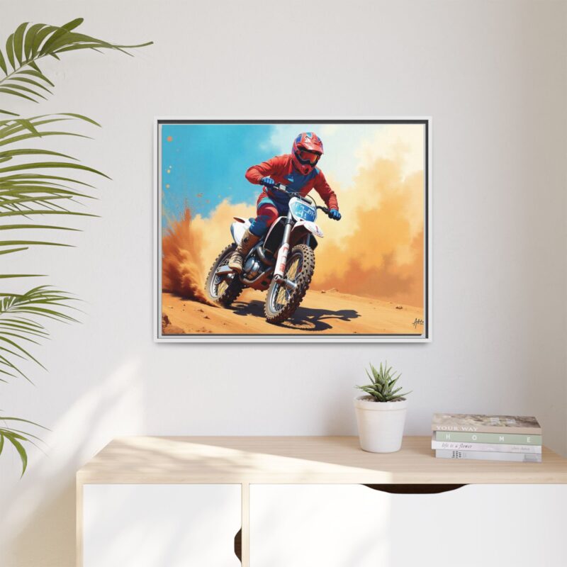 Wall Art  thrilling energy of motocross racing - Image 91