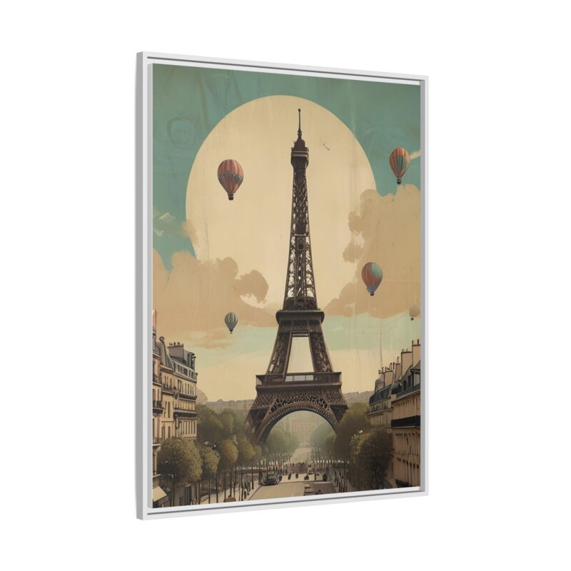 Romantic Vintage Paris Canvas Art Nouveau Typography - Image 78