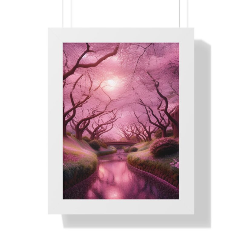 Serene Elegance: Cherry Blossoms  - Canvas Wall Art for Your Living Room and Office Décor" - Image 40