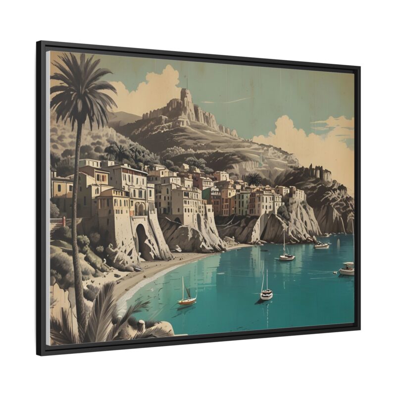 Retro Italian Riviera Travel Poster with Bold Typography Wall Art - Image 35