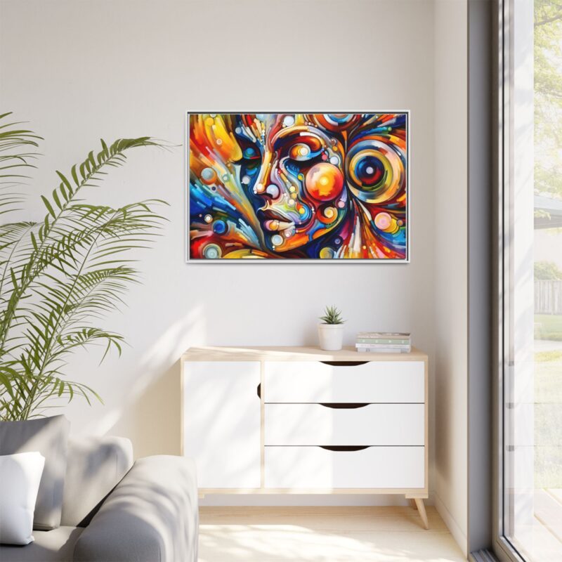 Abstract Woman Portrait on Canvas - Artistic and Stylish Wall Art - Image 120