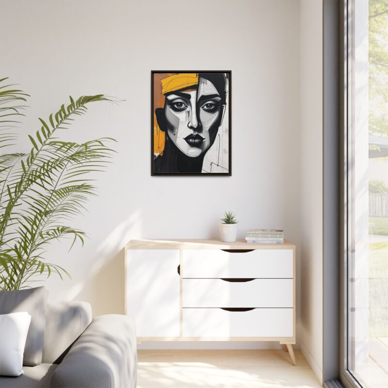 Canvas Print - Abstract Cubist Woman Portrait - Image 72