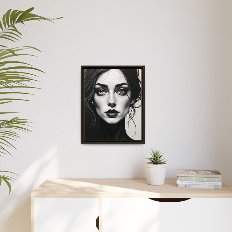 Canvas Wall Art - Abstract Woman's Face Portrait - Image 55