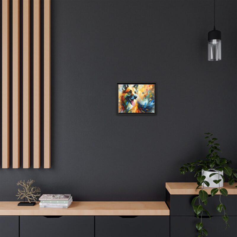 Abstract Dog Portrait Art - Unique Canvas for Pet Lovers - Image 9