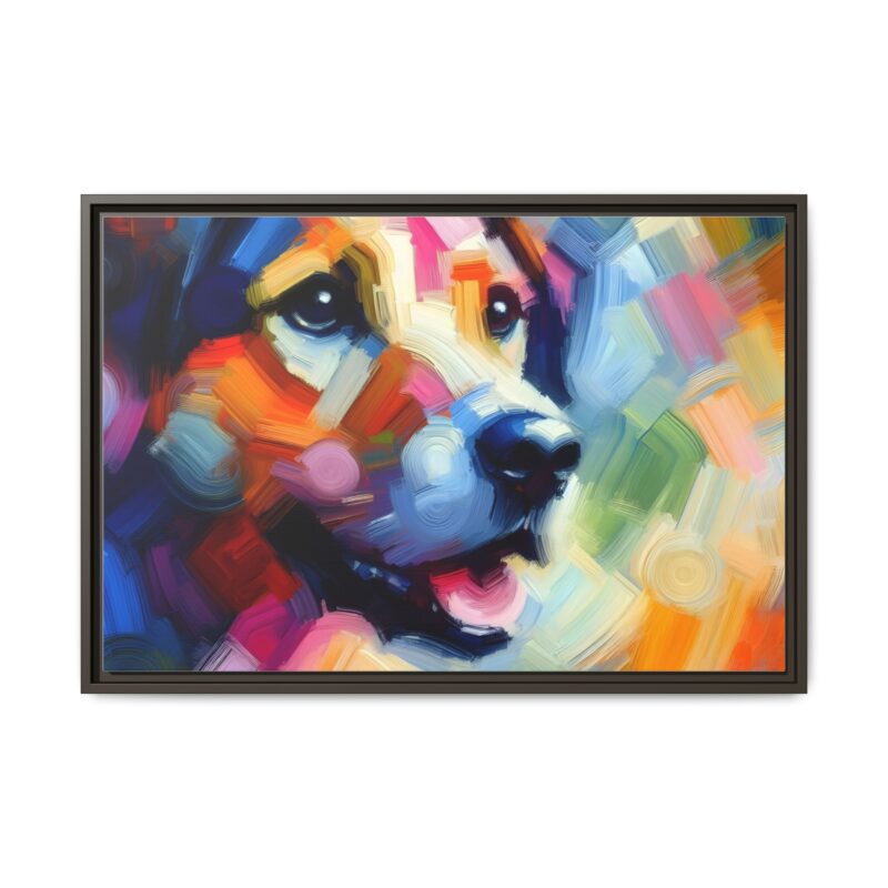 Contemporary Abstract Dog Painting - Vibrant Wall Art Deco - Image 30