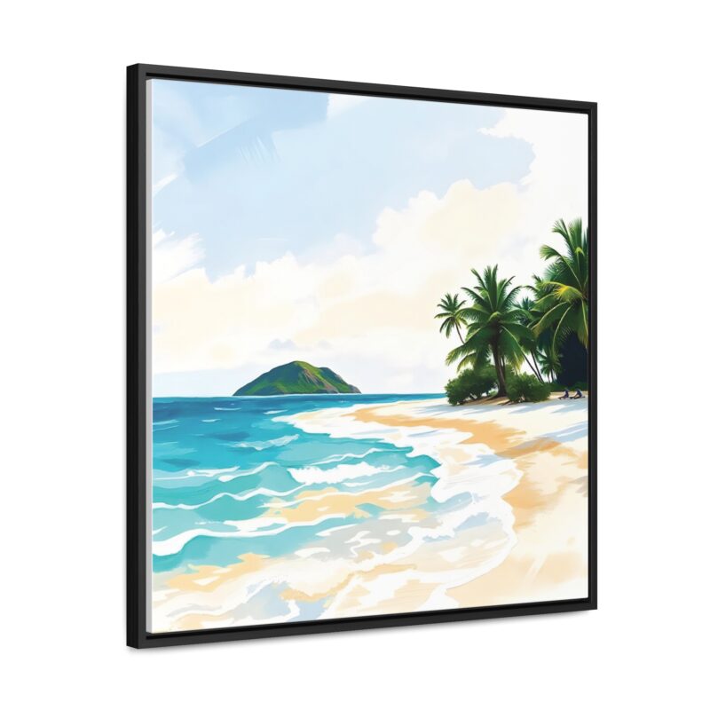 Canvas Wraps, Tropical Beach with Turquoise Waters - Image 34