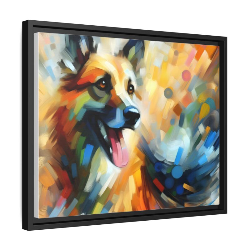 Abstract Dog Portrait Art - Unique Canvas for Pet Lovers - Image 19