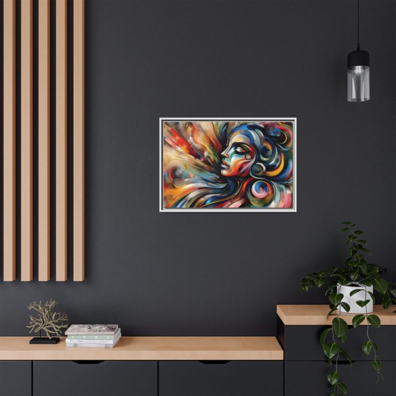 Canvas Abstract Art of a Woman - Modern & Minimalist Wall Decor - Image 85