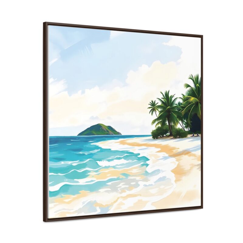 Canvas Wraps, Tropical Beach with Turquoise Waters - Image 46