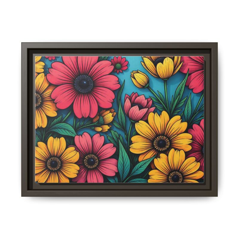 Matte Canvas, Framed Pop Garden - Image 42