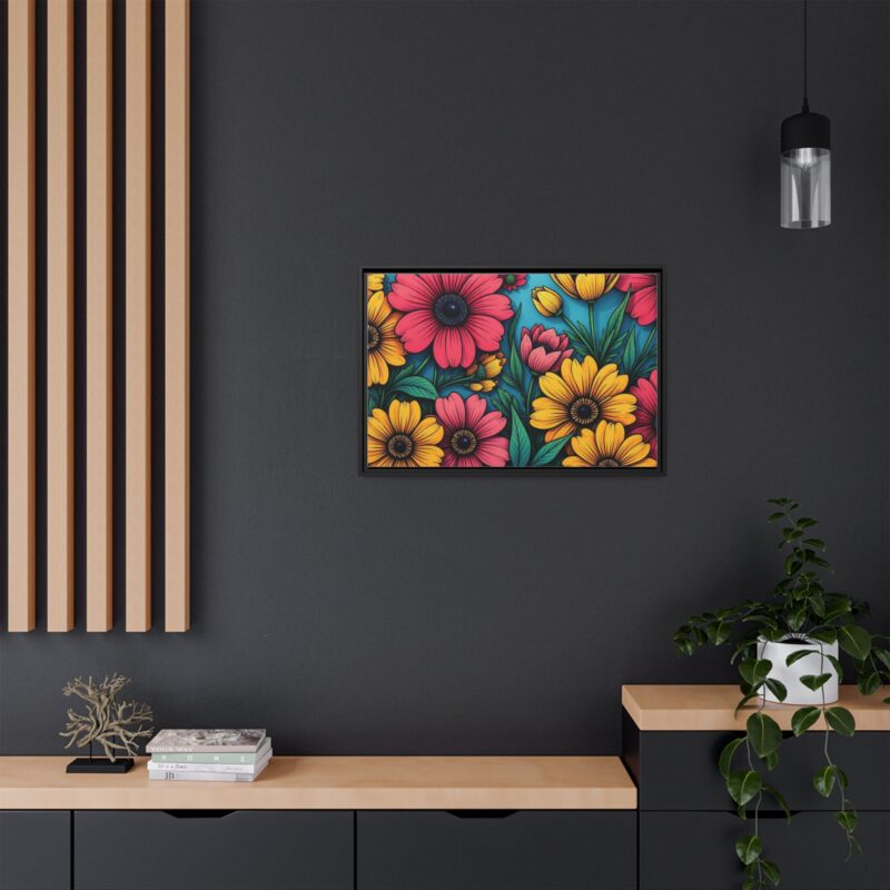 Matte Canvas, Framed Pop Garden - Image 25