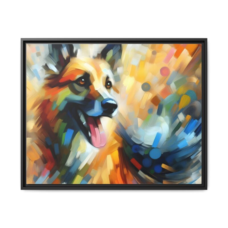 Abstract Dog Portrait Art - Unique Canvas for Pet Lovers - Image 50