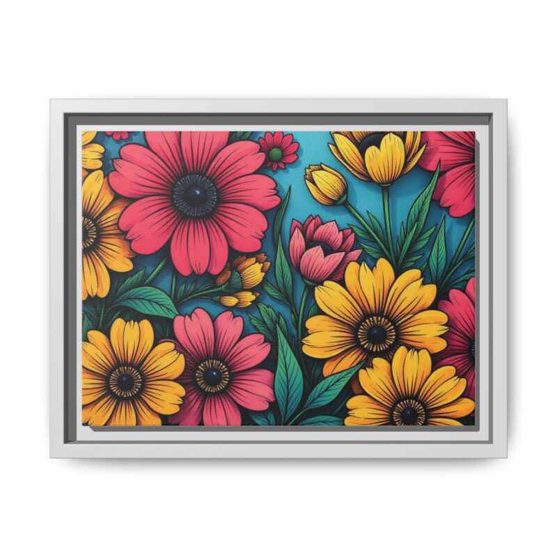 Matte Canvas, Framed Pop Garden - Image 46