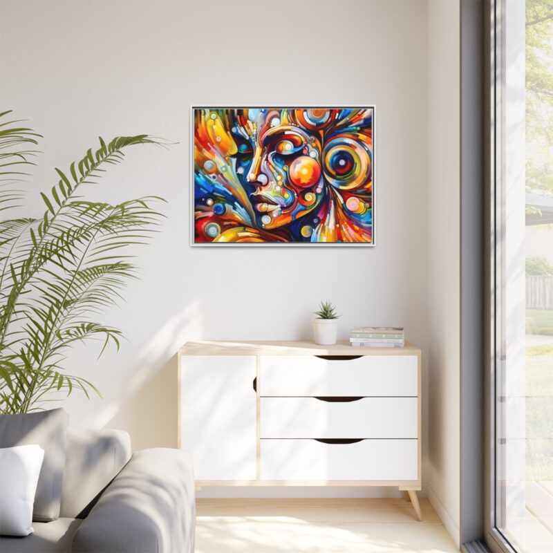 Abstract Woman Portrait on Canvas - Artistic and Stylish Wall Art - Image 112
