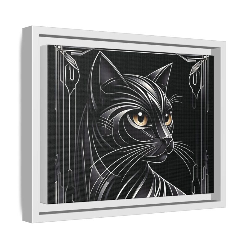 Glamorous Black Cat Art Deco Prints - Stylish and Dark Home Decor - Image 43