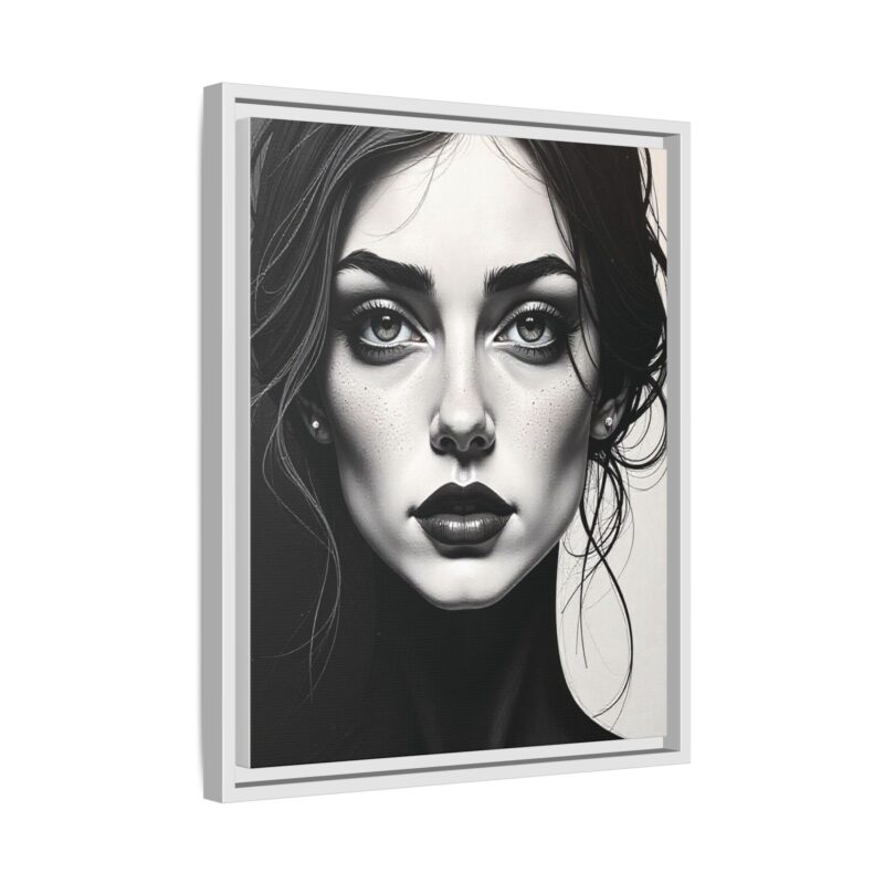 Canvas Wall Art - Abstract Woman's Face Portrait - Image 58